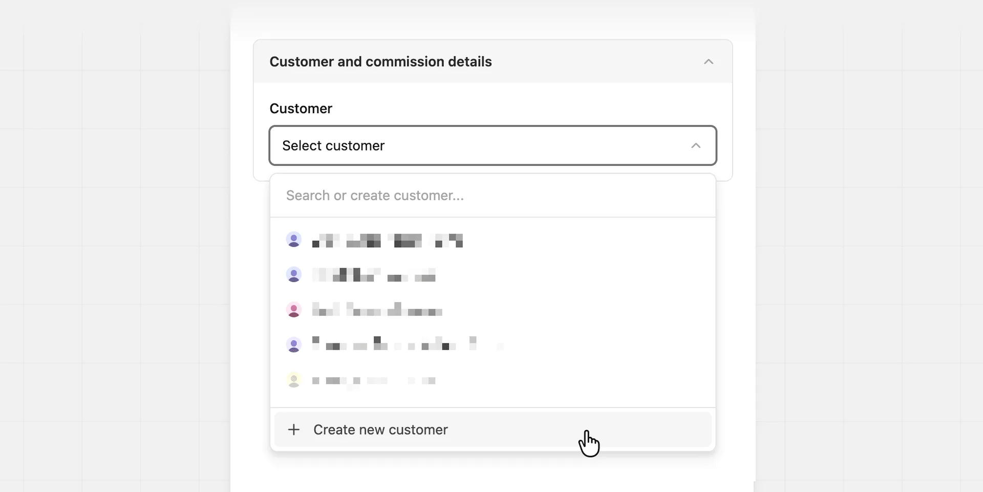 Create new customer location
